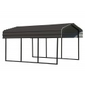 Arrow Steel 10x20x7 DIY Home Carport Kit - Charcoal (CPHC102007) Arrow Steel 10x20x7 DIY Home Carport Kit - Charcoal (CPHC102007)