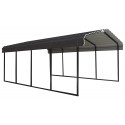 Arrow Steel 12x24x7 DIY Home Carport Kit - Charcoal (CPHC122407)