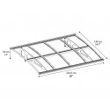 Palram Bordeaux 2230 4x3 Door Awning  Kit (HG9583)