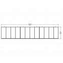 Palram Bordeaux 2230 4x22 Door Awning Kit (HG9585)