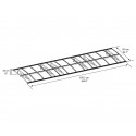 Palram Bordeaux 2230 4x22 Door Awning Kit (HG9585)