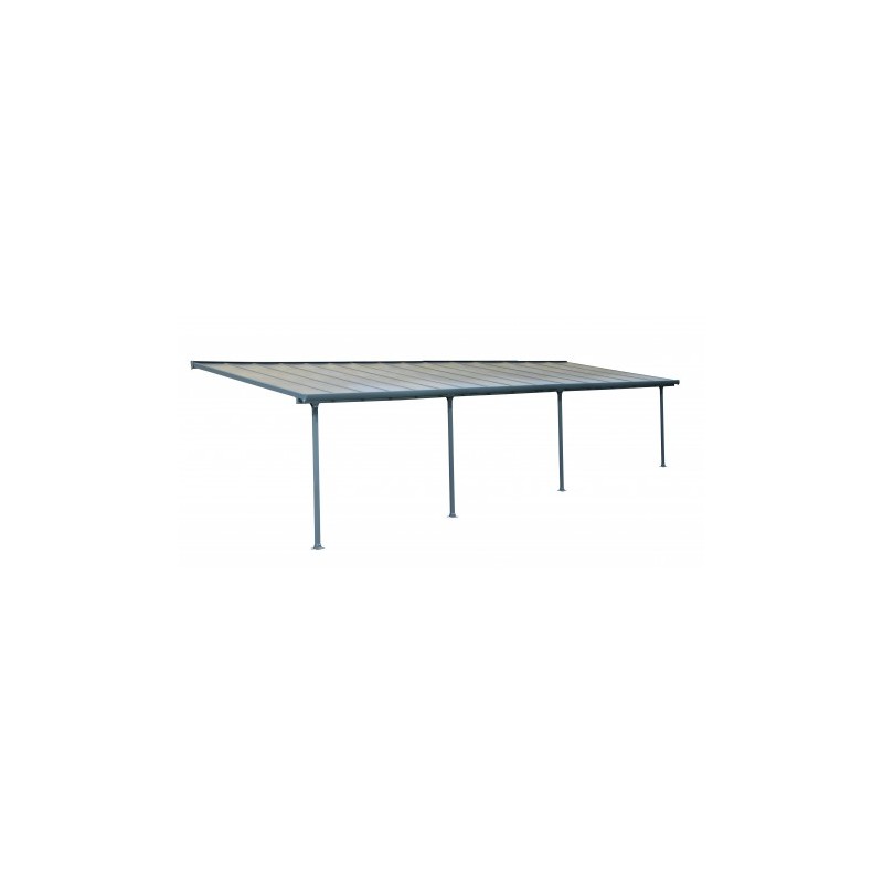 Palram 10x44 Feria Patio Cover Kit - Gray (HG9444)