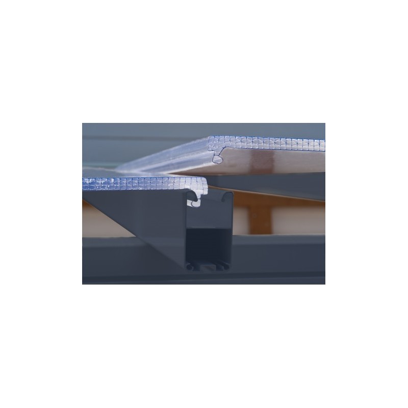 Palram 10x44 Feria Patio Cover Kit - Gray (HG9444)