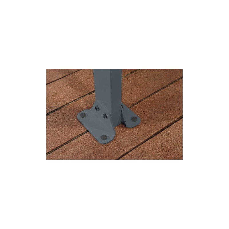 Palram 10x44 Feria Patio Cover Kit - Gray (HG9444)