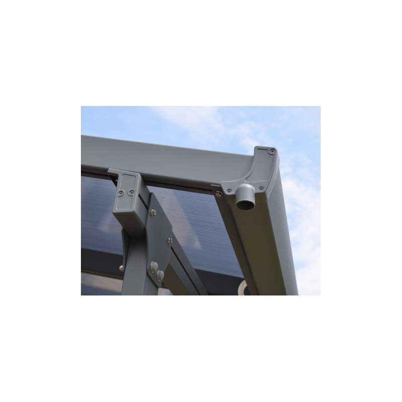 Palram 10x38 Feria Patio Cover Kit - Gray (HG9438)