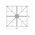 Palram 10x10 Ledro Enclosed Gazebo Kit - Gray/Bronze (HG9190) Palram 10x10 Ledro Enclosed Gazebo Kit - Gray/Bronze (HG9190)