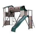 Lifetime Adventure Tunnel Metal Playset Swing Set - Earthtone (91134)