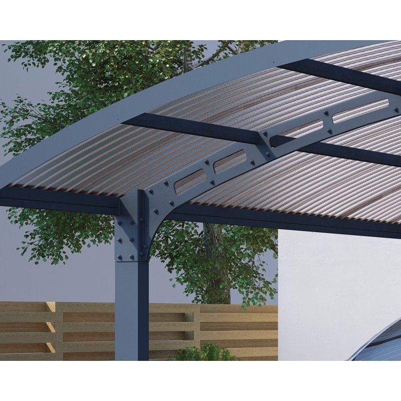 Palram – Canopia Arizona Wave Double Carport - Arched (HG9103)