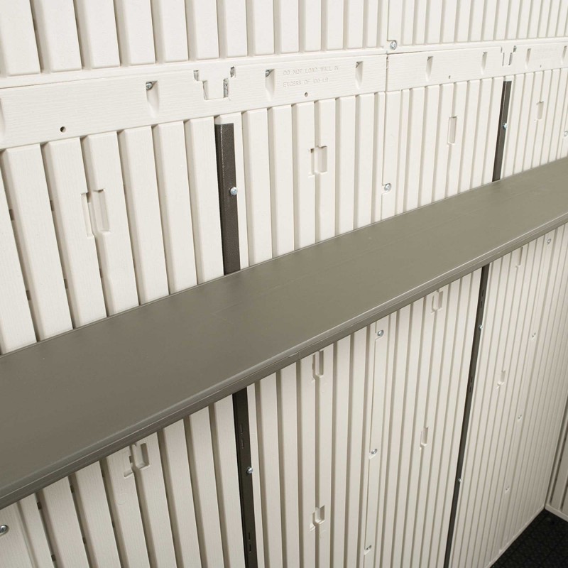 Lifetime 8x10 Outdoor Storage Shed Kit w/ Horizontal Siding - Desert Sand (60238)