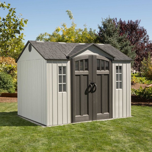 Lifetime 10x8 Outdoor Storage Shed Kit w/ Vertical Siding ...