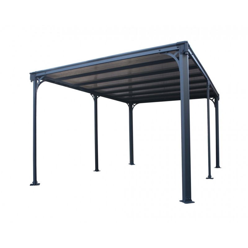 Palram Milano 4300 Garden Gazebo Kit - Grey Bronze (HG9173)