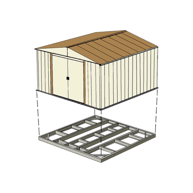 Arrow Foundation Kit for Sheds Sizes 10x12, 10x13 or 10x14 