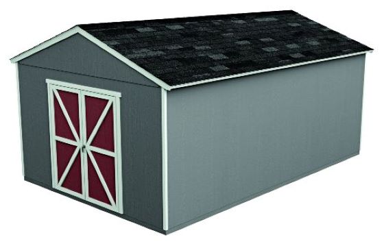 コイアページ (ホームステイカスタム) Handy Home 12x20 Astoria Wood Storage Shed Kit (19419-1)