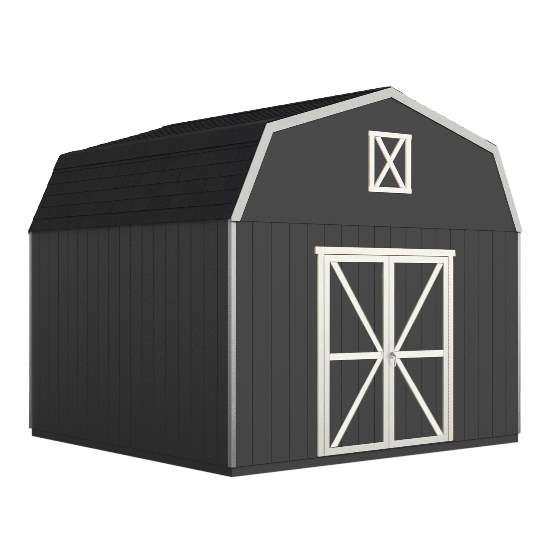 Handy Home 12x24 Hudson Wood Storage Shed Kit w/ Floor (19448-1) This wood shed will give you the massive storage space that you need. 