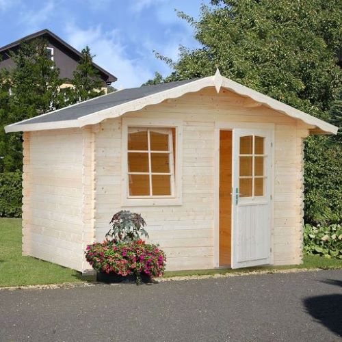 Palmako 8x7 Emma Cabin (FR28-2622) This cabin will help you clear some space in your backyard or garden. 