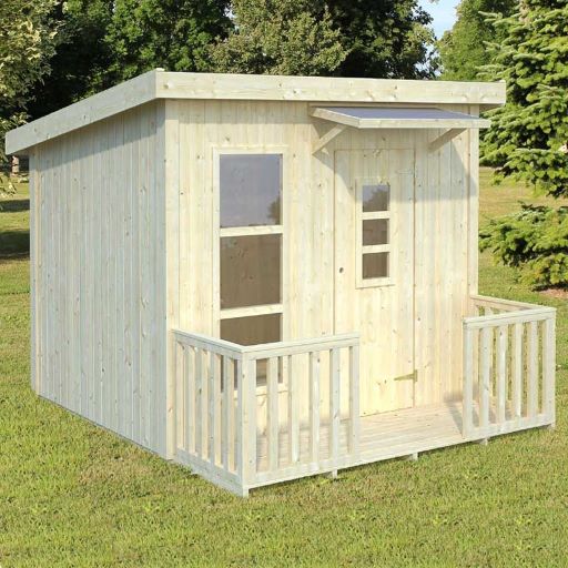 Palmako 7x5 Harry Playhouse (EL16-2326) This playhouse is an asset that you can give your children for them to develop physically and mentally. 