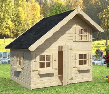 Palmako 7x6 Tom Playhouse (EL16-2218) This playhouse is an asset that you can give your children for them to develop physically and mentally. 