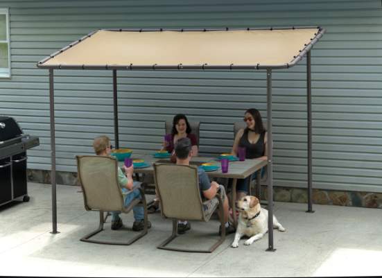 ShelterLogic 10x6 Solano Gazebo Canopy Kit with Tan Cover (22516) This DelRay Gazebo is a perfect addition to any outdoor living space. 