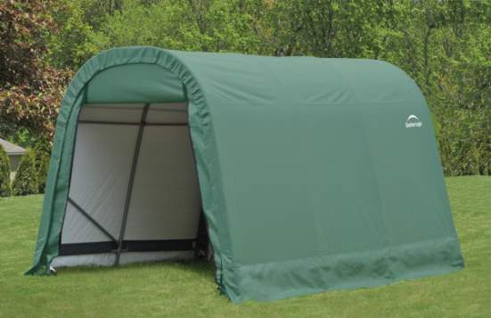 ShelterLogic ShelterCoat 8x12 Green Garage Kit - Round (76814) Protect your belongings from the weather. 