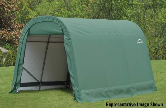ShelterLogic ShelterCoat 8x16 Green Garage Kit - Round (76824) Protect your belongings from the weather. 