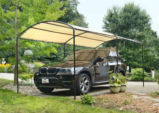 ShelterLogic Monarc 9x16 Sandstone Gazebo Canopy Kit (25881) An ideal shade for your vehicle on a sunny day. 