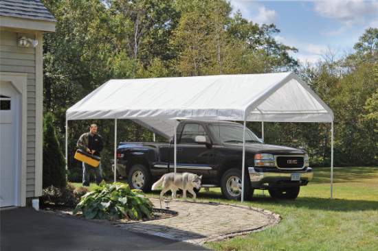 ShelterLogic 10x20 SuperMax White Gazebo Canopy Kit (23588) This canopy kit is great for protecting your vehicle from the harmful sunrays. 