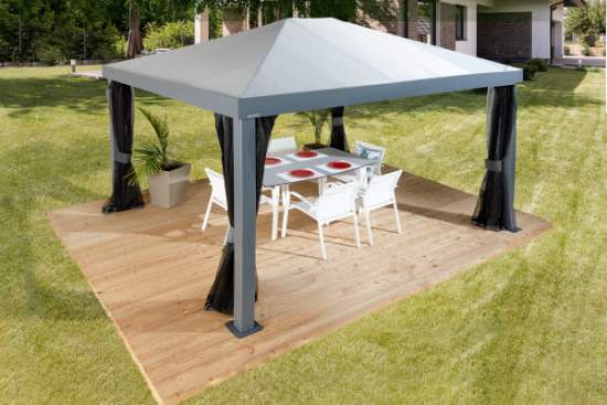 Sojag 10x12 Montessera Gazebo Kit - Grey/White (500-9166842) This gazebo is a perfect addition to your outdoor space. 