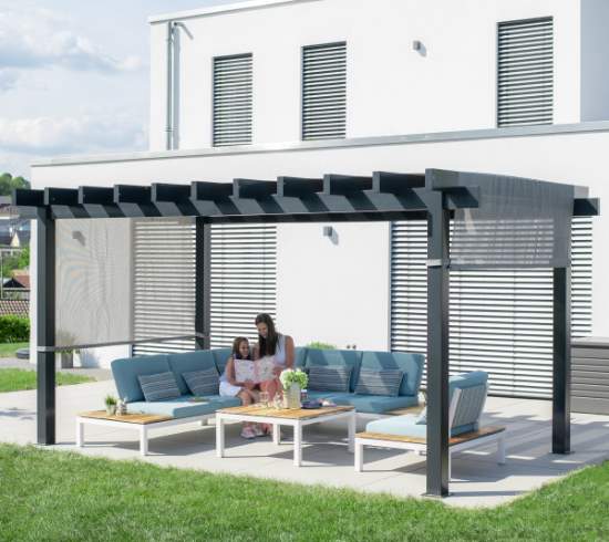 Sojag Yamba 10x16 Aluminum Pergola Kit (500-9167818) Spend more time with your children with this pergola on your outdoor space. 