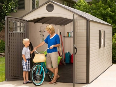 Save $100.00 Off our Lifetime 8′x17.5′ Shed model 60121 now thru 12/15